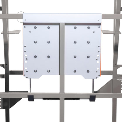 KLEIN TOOLS BC600WA LiftPro 20-Inch Wall Mount System, Heavy-Duty Modular Tool Organization with Four Interior Rails, 25-Pound Capacity Per Rail, For Man Lift and Scissor Lift