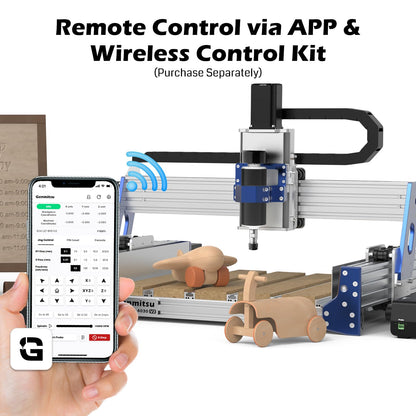 Genmitsu CNC Router Machine PROVerXL 4030 V2, NEMA 23 Closed-Loop Stepper Motor, 3 Axis Milling Machine with 400W Spindle, Fast Speed for Wood Metal Acrylic PCB MDF, Working Area 400 x 300 x 110mm