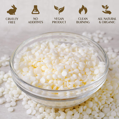 Soy Wax, Waxcanpy Natural Soy Wax for Candle Making, Organic Candle Wax from Farm, No Additives, Harmless and Pure (20lb)