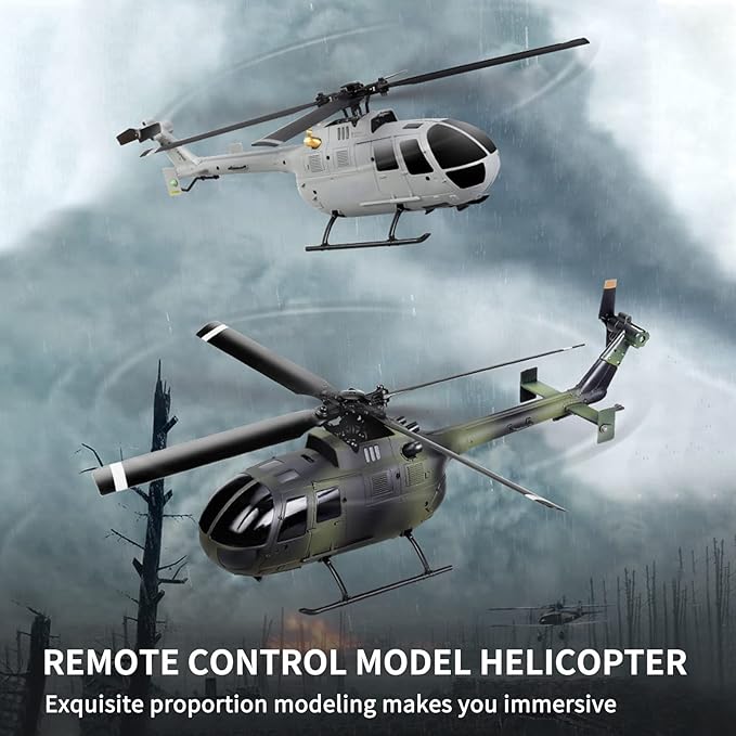 GoolRC C186 Remote Control Helicopter Remote Control Drone Single Propeller Without Ailerons 6-axis Gyro Stabilization Remote Control Airplane Altitude Hold s Adults Gray