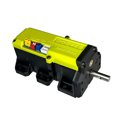 DOCYKE 550kg High Torque RC Servo, 2 in 1 Servo and Motor 16V~24V High Voltage Full Metal Gear Digital Servo