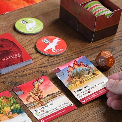 Northstar Game Studio Nature Board Game Expansion Module 2: Jurassic | Adapt Species in a Changing Environment | Strategy Game for Adults Teens Families and Solo | 1-4 Players Age 10+