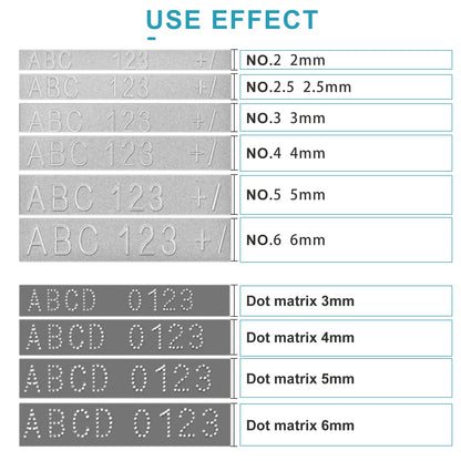 Consfly Metal Nameplate Stamping Machine Semi-Automatic Embosser Label Printing Marking Machine Dog Tag Printer (5mm Character Wheel)