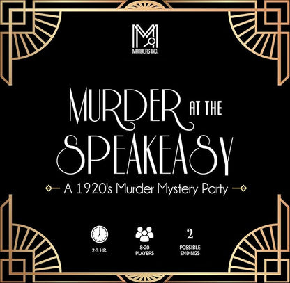 Murder at The Speakeasy Black