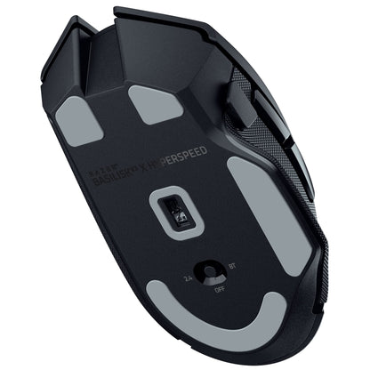 Razer Basilisk V3 X HyperSpeed Customizable Wireless Gaming Mouse: Mechanical Switches Gen-2-5G Advanced 18K Optical Sensor - Chroma RGB 9 Programmable Controls 535 Hr Battery Classic Black