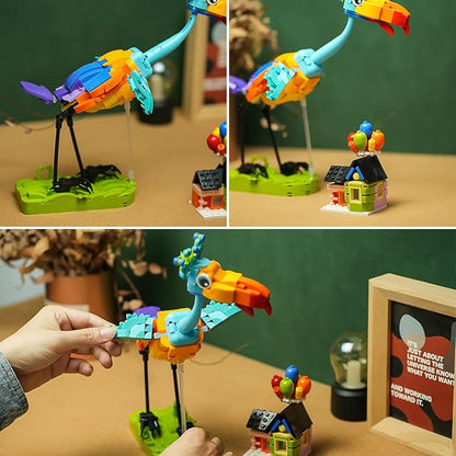 Kevin Bird Up House Building Set for Girls 8-14 Years upCompatible for LegoCute Animals Movie Merchandise Gifts for Adults Movie Fans 602 pcs