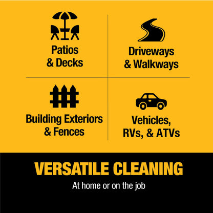 DeWalt 3300 PSI Gas Pressure Washer, 5 Nozzles, Spray Gun, Wand, 25-ft. Hose, DXPW3300-S, 49-State