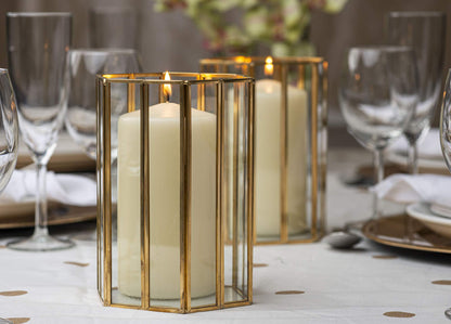BOLSIUS 12 Ivory Pillar Candles - 2.7 x 6.7 inch Unscented Candle Set - Dripless Clean Burning Smokeless Dinner Candle - Perfect for Wedding Candles, Parties and Special Occasions
