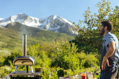Ooni Karu 12 Multi-fuel Outdoor Portable Pizza Oven - Reaches 950°F and Cooks 12 Inch Pizzas in 60 Seconds. Versatile Wood or Propane Gas Fired Grill with Pizza Stone