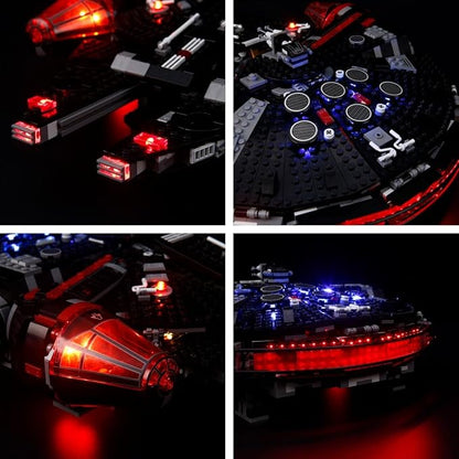 LIGHTAILING Light for Lego-75389 The Dark-Falcon - Compatible with Lego Building Set - NOT Included The Model Set