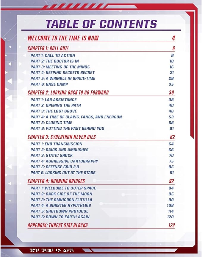 Renegade Game Studios Transformers RPG Adventure Book The Time is Now Hardcover Campaign Module for 4-6 Characters