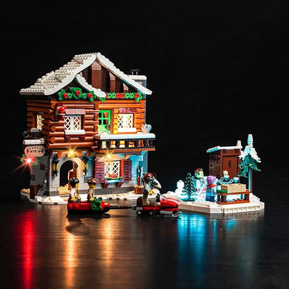 VONADO LED Light Kit for Lego Alpine Lodge 10325 Christmas Winter Village for Adults (Lights Only No Models)