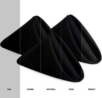Utopia Home Black Cloth Napkins (12 Pack, 18x18 Inches), Ideal Dinner Napkins for Party, Wedding and Lunch/Dinner