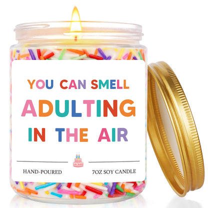 18th Birthday Gifts for Girls Boys, Happy 18th Birthday Decoration for Teens, Gift for Turning 18 Year Old Girl, 2008 18 Bday Present for Daughter, Son, Granddaughter, Niece, Friend - Vanilla Scented