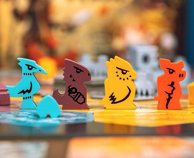 Outlandish Games: Defenders of The Wild - Fantasy Area Control Board Game Card Driven Co-Op Game of Animals Against Machines Age 14+ 1-4 Players