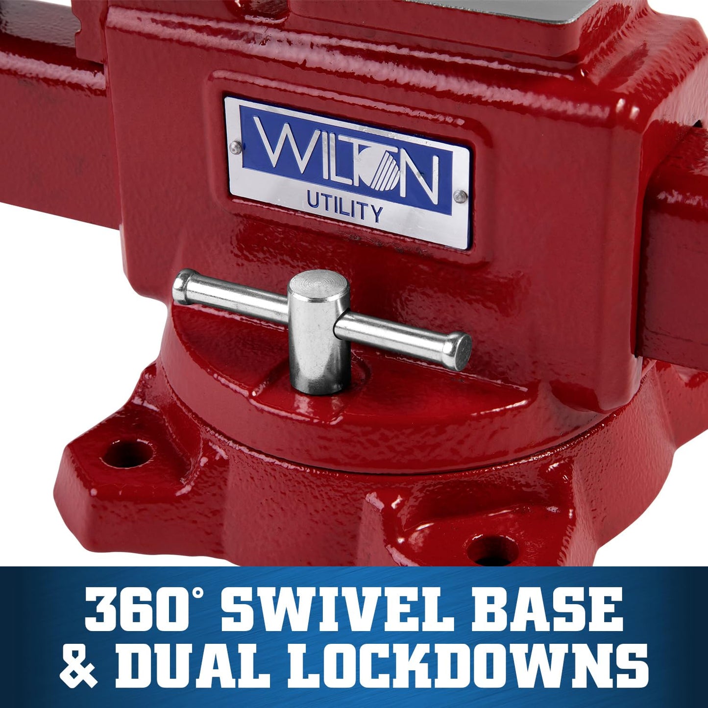 Wilton Utility Bench Vise, 5-1/2" Jaw Width, 5" Jaw Opening, 3-1/4" Throat (Model 675U)