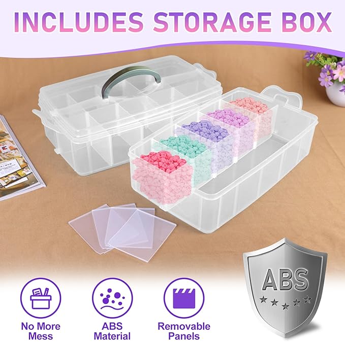 Cat Building Blocks with Organizer Bins | Yellow | Micro 3D Animal Building Blocks | 3000PCS | Gift for Adults and Kids | Home &amp Office Decor | RQ8889