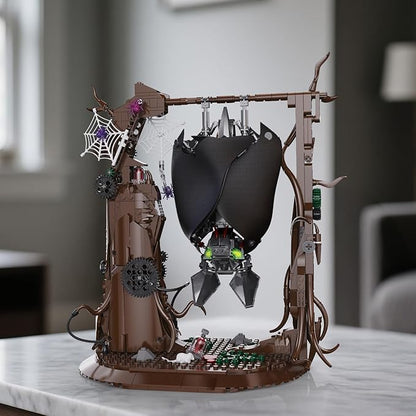 Ideas Bat Animal Building Set MOC Creative Bat Bird Model Kit Standing and Handstand Collectible Home Office Decor Toy Gift for Teens Adults 14+ (839PCS)