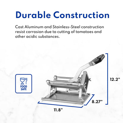 New Star Foodservice Extra Heavy Duty French Fry Cutter 3/8" with Wall Bracket, Fixed Counter or Wall Mount, Cast Iron and Aluminum Body with Stainless Steel Components