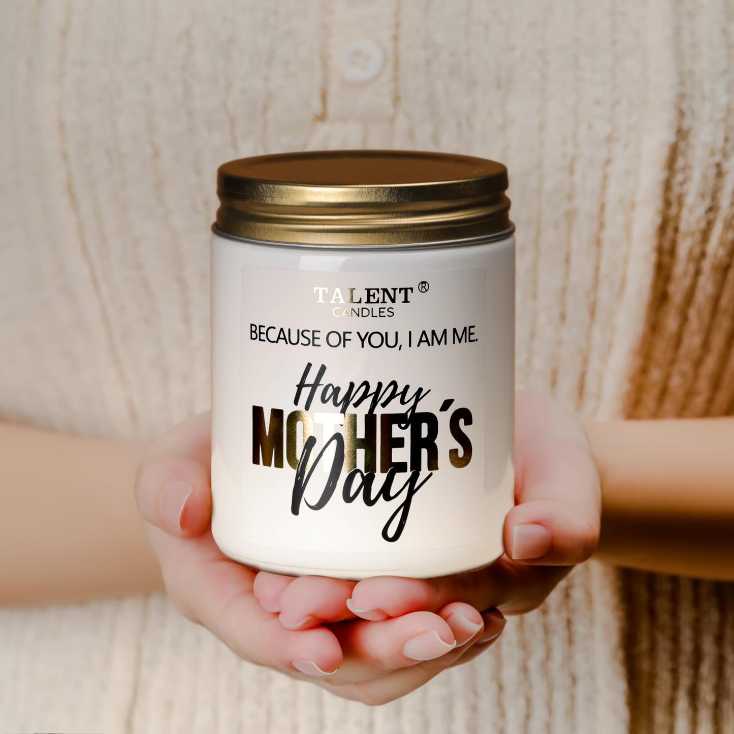 Scented Candle for Mom | Mother's Day Gifts | Perfect Home Décor Gift Elegant Gift for Mother | Mom Birthday Gifts | 8.4oz Candle Jars | Iris & Orange Blossom