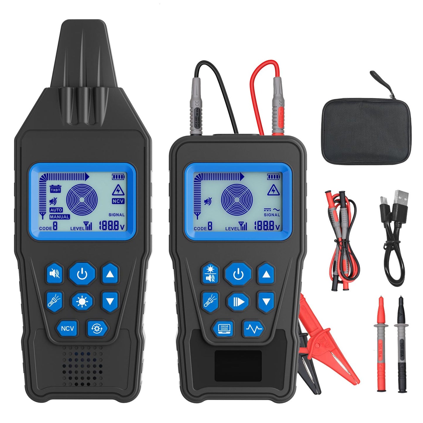 Underground Cable Tester & Circuit Breaker Finder – Professional Anti-Interference Wire Tracer for Buried Cable Locating & Broken Wire Detection