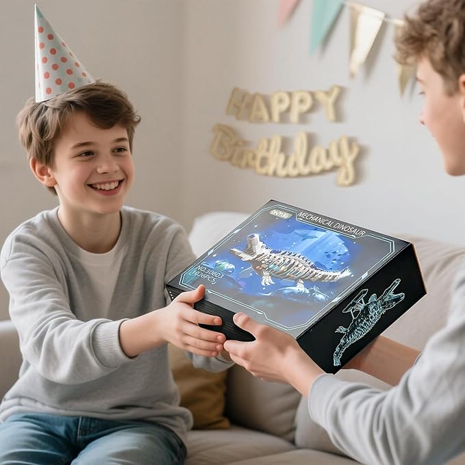 Mechanical Dinosaur Building SetDinosaur World Building BlockJurassic Ocean Animal Collection Toys Gift for Adults Teen Boys 8-12(1026PCS)