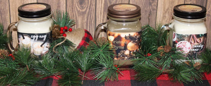 Mountain Kettle Wax Jar Candle with Cabin Fever - Scented Candle - Christmas Day - Fall Decor Anxiety & Stress Relief Burns up to 60 to 80 Hours