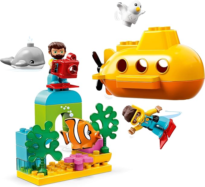 LEGO DUPLO Town Submarine Adventure 10910 Building Kit (24 Pieces)