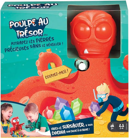 Mattel Games Inky’s Fortune Kid’s Game with Octopus Gems and Ink Blob Gift for Children 5 Years Old &amp Up