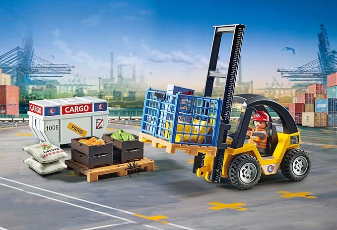 Playmobil Forklift Truck with Cargo