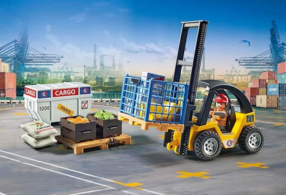 Playmobil Forklift Truck with Cargo
