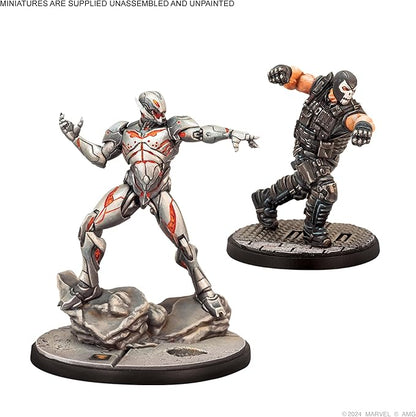 Marvel: Crisis Protocol Weapon X &amp Maverick Character Pack - Tabletop Superhero Game Ages 14+ 2 Players 90 Minute Playtime Made by Atomic Mass Games