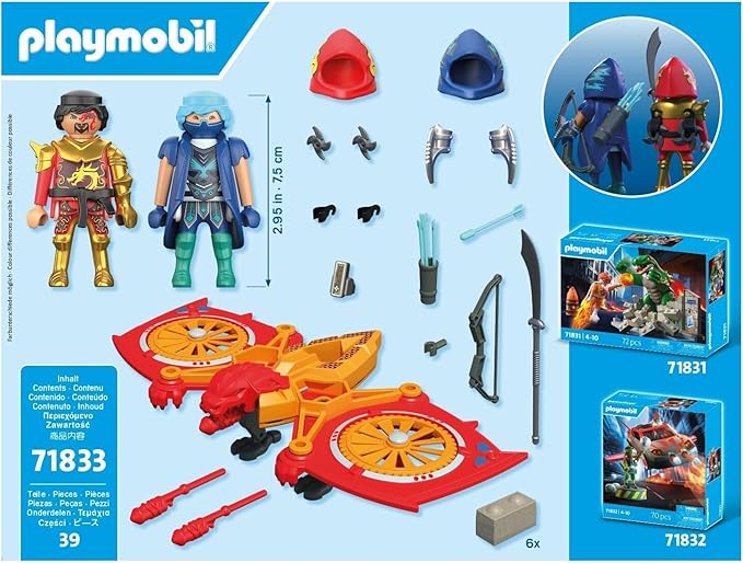 Playmobil Hero Drone Fight with Evil Ninja