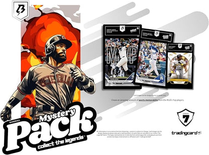 Three Graded Baseball Cards Collect The Legends® Edition│Gem-Mint 10 Guaranteed│Gift for Baseball Fans│by TradingCard360®