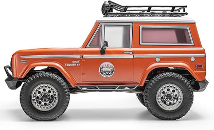 RGT RC Crawler 1:10 4wd Off Road Truck Rock Cruiser RC-4 Remote Control Car 4x4 Hobby RC Car Toy 136100V3FD Orange