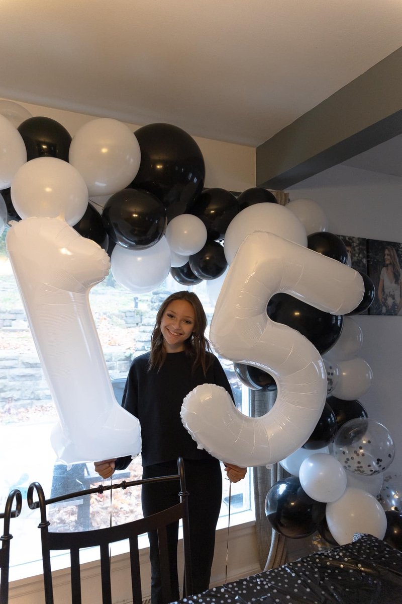 40 Inch White 1 Balloon for First Birthday, Translucent 1st Number Balloons Birthday Decorations for Girl Boy Kids Toddler Baby, One Giant Number 1 Balloon