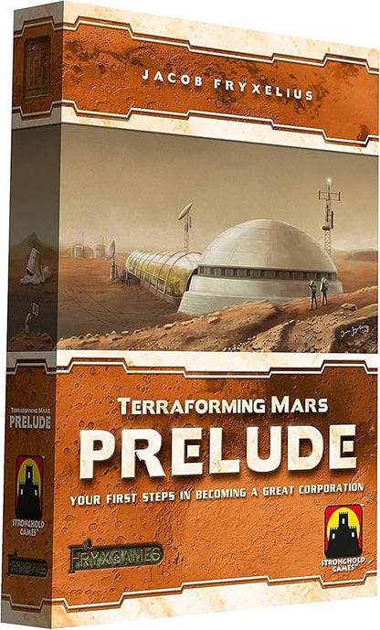 Terraforming Mars: Prelude Expansion by Stronghold Games | Engine-Building Card Module with Accelerated Start | Add Corporations and Projects | 1-5 Players Ages 12+ | Requires Base