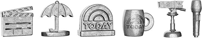 Monopoly: Today Board Game Buy Sell &amp Trade Studio1A Today Plaza &amp More Includes 6 Collectible Mover Tokens - Today Coffee Mug Umbrella Camera &amp More Official NBC Universal Merchand