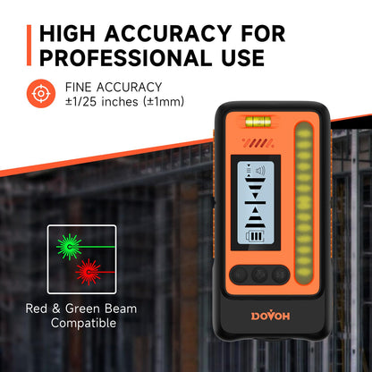 DOVOH K4 4D Laser Level with Receiver and Tripod, Class Ⅱ