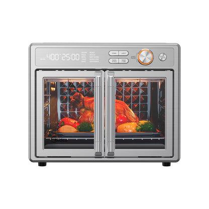 Midea Flexify Pro French Door Air Fryer Toaster Oven, Premium Cooking Experience with Precision Heat, Easy-Clean Enamel Interior & Modern Control, 26.4 QT