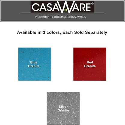 CasaWare Toaster Oven Baking Sheet - 10-Inch Interior, 12 1/8-Inch Exterior, Silver Granite Finish