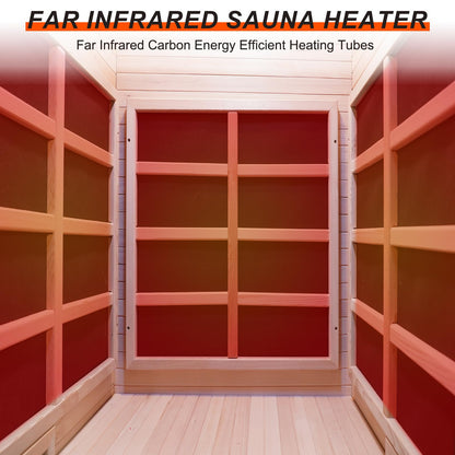 iDOTODO 250 Watt Infrared Sauna Heater 120V, Sauna Accessories, Carbon Fiber Heating Plate for Wooden Indoor/Outdoor Sauna Room (37"x13.38"x1.18", 120V)