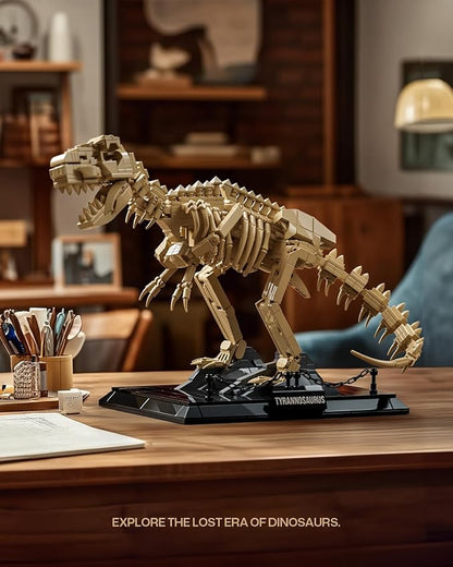 Nifeliz T. Rex Fossils Model Building Set Tyrannosaurus Rex Dinosaur Skeleton Building Set for Adults Ideal Gift for Fossils Lovers (826 PCS NF10343)