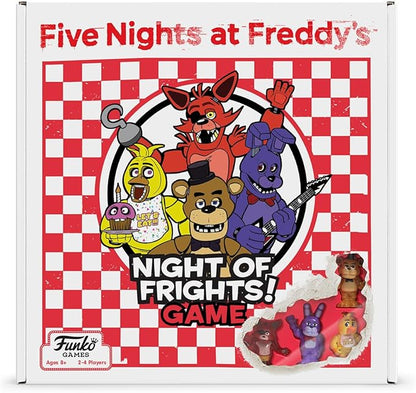 Funko Games Five Nights at Freddy's Night of Frights! Board Game | Includes 4 Sculpted Figures | 2-4 Players Ages 8+