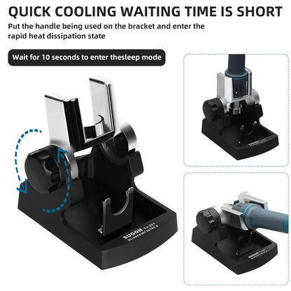 SUGON 8620DX 110V Digital Hot Air Rework Station 1300W,212℉-845℉ Adjustable Temperature C/F,4 Memory Storage,6 Air Nozzle,SMD Hot Air Station with Quick Change High Temperature Air Nozzle Bracket