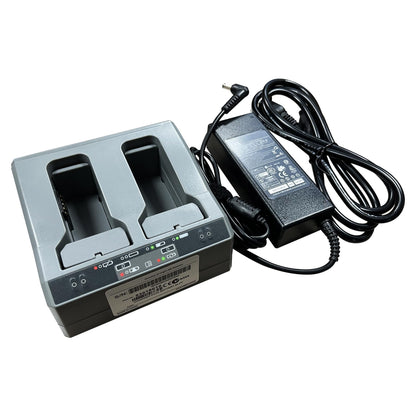 54344 76767 79400 Battery Charger for Trimble S8 S6 R6 R7 R8 R10 GNSS GPS, 53018010 Dual Simultaneous Battery Charger