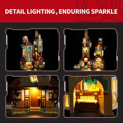 BRIKSMAX 2.0 Light Kit for The Burrow Collectors' Edition - Innovative LED Lighting Compatible with Harry Potter 76437 - Lego Set Not Included