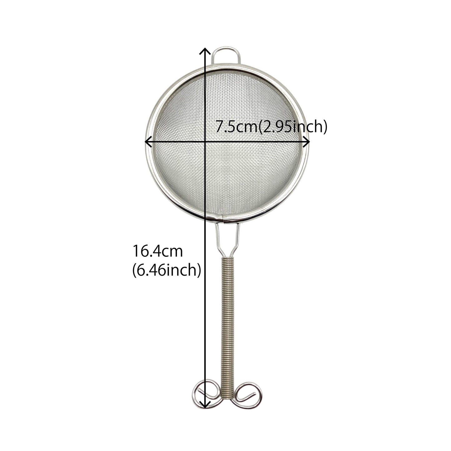 Matcha Sifter, Tea Strainer, 3-Inch, Stainless Steel 30 Fine Mesh, Made in Japan