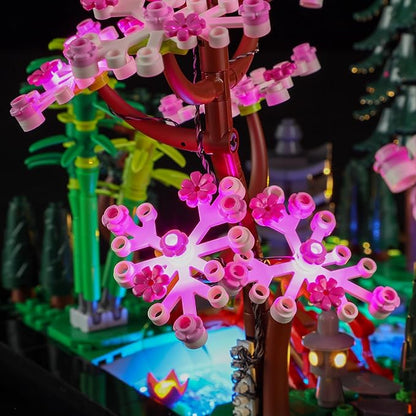 BRIKSMAX LED Lighting kit for Lego Tranquil Garden?Upgraded Version?- Compatible with Lego Icons 10315 Building Blocks Model- Not Include Lego Set