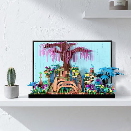 Micro Brick Tree of Life Building Set Creative Nature World Model 3D Wall Art Home Office Decoration or Table Display Collectible Display Set Ideas Gift Building Toy for AdultsTeens Ages 8+ Kids